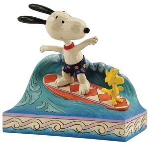 Enesco Jim Shore Peanuts Snoopy and Woodstock Figura de Surf, 5.5 Pulgadas, Multicolor Enesco Jim Shore Peanuts Snoopy and Woodstock Figura de Surf, 5.5 Pulgadas, Multicolor