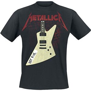 Metallica EET Fuk Hetfield Camiseta para Hombre, Negro, Medium Metallica EET Fuk Hetfield Camiseta para Hombre, Negro, Medium