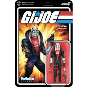 Super7 G.I. Joe Red Jackal (Vac Metal) 9,5 cm G.I. Joe Figura de acción con Accesorio, coleccionables clásicos de Dibujos Animados y Juguetes Retro Super7 G.I. Joe Red Jackal (Vac Metal) 9,5 cm G.I. Joe Figura de acción con Accesorio, coleccionables clásicos de Dibujos Animados y Juguetes Retro