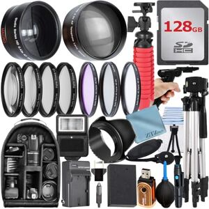 ZeeTech Paquete de accesorios de 49 mm para Canon EOS: R100, R50, R10, M5, M6 Mark II, M6 + batería LP-E17 + tarjeta de memoria de 128 GB + lente de teléfono + kit de filtro + mochila + trípode + ZeeTech Paquete de accesorios de 49 mm para Canon EOS: R100, R50, R10, M5, M6 Mark II, M6 + batería LP-E17 + tarjeta de memoria de 128 GB + lente de teléfono + kit de filtro + mochila + trípode +