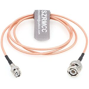 SZRMCC macho BNC a Mini BNC macho coaxial SDI RG316 cable para monitor de detección de defectos ultrasónicos (1 m/3.2 pies) SZRMCC macho BNC a Mini BNC macho coaxial SDI RG316 cable para monitor de detección de defectos ultrasónicos (1 m/3.2 pies)