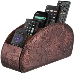 SITHON Soporte para Control Remoto con 5 Compartimentos Organizador de Escritorio de Cuero PU Porta Controles para Guardar TV, DVD, Blu-Ray, Reproductor Multimedia, Controladores de Calentador SITHON Soporte para Control Remoto con 5 Compartimentos Organizador de Escritorio de Cuero PU Porta Controles para Guardar TV, DVD, Blu-Ray, Reproductor Multimedia, Controladores de Calentador
