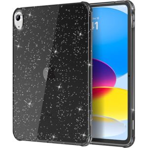 MoKo Clear Case for iPad (A16) 11th Generation 2025 11-inch/10th Gen 2022 10.9 Inch, Lightweight Soft TPU, Anti-Scratch Ultra Clear Tablet Cover, Shockproof Impact Resistant, Glitter Black MoKo Clear Case for iPad (A16) 11th Generation 2025 11-inch/10th Gen 2022 10.9 Inch, Lightweight Soft TPU, Anti-Scratch Ultra Clear Tablet Cover, Shockproof Impact Resistant, Glitter Black