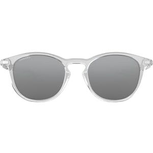 Oakley Oo9439 Pitchman R anteojos de sol redondas para hombre, Transparente pulido/Negro Prizm, 50 mm Oakley Oo9439 Pitchman R anteojos de sol redondas para hombre, Transparente pulido/Negro Prizm, 50 mm