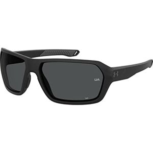 Under Armour Ua Recon anteojos de sol cuadradas para hombre, Mate negro, 64mm, 15mm Under Armour Ua Recon anteojos de sol cuadradas para hombre, Mate negro, 64mm, 15mm