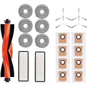 GTFHFFH Paquete de 21 bolsas for el polvo, paño for fregona, cepillo lateral principal, kit de filtro Hepa, piezas de repuesto for aspiradora, Compatible con Xiaomi Robot Vacuum X20 +/X20 Plus, accesorios for GTFHFFH Paquete de 21 bolsas for el polvo, paño for fregona, cepillo lateral principal, kit de filtro Hepa, piezas de repuesto for aspiradora, Compatible con Xiaomi Robot Vacuum X20 +/X20 Plus, accesorios for