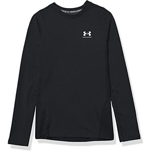 Under Armour Coldgear Playera de Manga Larga para niño, Negro (001)/Blanco, X-Large Under Armour Coldgear Playera de Manga Larga para niño, Negro (001)/Blanco, X-Large