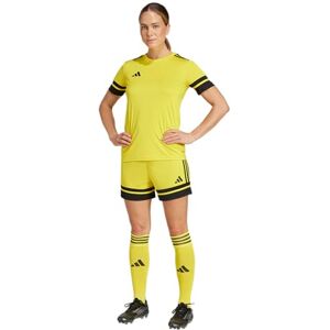 Adidas Squadra 25 Pantalones Cortos para Mujer, Negro, (Team Yellow/Black), Small Adidas Squadra 25 Pantalones Cortos para Mujer, Negro, (Team Yellow/Black), Small