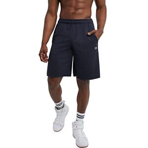 Champion Short Powerblend De 10 Pulgadas Con Textura Interna Afelpada, Pantalones Cortos Hombre, NAVY, G Champion Short Powerblend De 10 Pulgadas Con Textura Interna Afelpada, Pantalones Cortos Hombre, NAVY, G