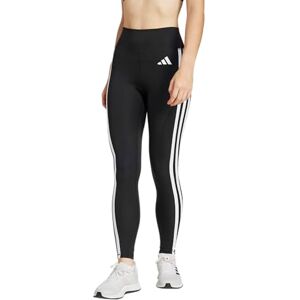 Adidas Optime Essentials Leggings de Entrenamiento de Longitud Completa de 3 Rayas para Mujer, Negro/Blanco, Small Adidas Optime Essentials Leggings de Entrenamiento de Longitud Completa de 3 Rayas para Mujer, Negro/Blanco, Small