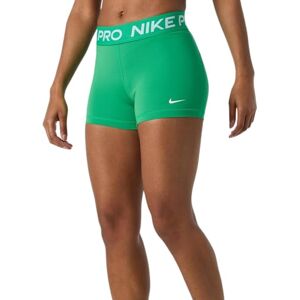Nike Pantalones Cortos De Entrenamiento Pro Para Mujer De 3" (Ee. Uu., Alpha, Regular, Regular, Verde Estadio/Blanco) Nike Pantalones Cortos De Entrenamiento Pro Para Mujer De 3" (Ee. Uu., Alpha, Regular, Regular, Verde Estadio/Blanco)