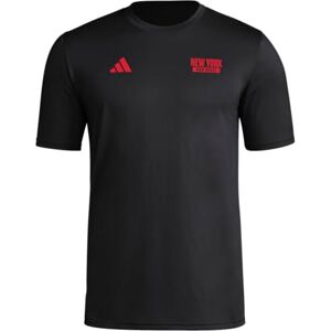 Adidas New York Red Bulls Local Warp Playera de Manga Corta para Hombre, Negro/New York Red Bulls, XX-Large Adidas New York Red Bulls Local Warp Playera de Manga Corta para Hombre, Negro/New York Red Bulls, XX-Large