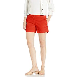 Nautica Comfort Pantalón Corto de algodón elástico a Medida para Mujer, Papaya, 14 Nautica Comfort Pantalón Corto de algodón elástico a Medida para Mujer, Papaya, 14