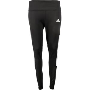Adidas Leggings ligeros de talle alto de malla de 3 rayas para mujer, Negro/Blanco, XL Adidas Leggings ligeros de talle alto de malla de 3 rayas para mujer, Negro/Blanco, XL