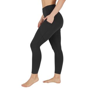 90 Degree By Reflex Pantalones de Yoga para Mujer Power Flex, Negro Grande 90 Degree By Reflex Pantalones de Yoga para Mujer Power Flex, Negro Grande