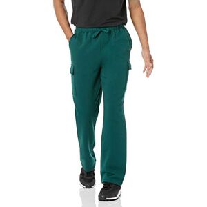 Amazon Essentials Pantalón deportivo de forro polar tipo cargo para hombre, verde oscuro, talla M Amazon Essentials Pantalón deportivo de forro polar tipo cargo para hombre, verde oscuro, talla M