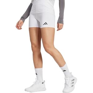 Adidas Techfit Pantalones Cortos de Voleibol para Mujer, Blanco, Small/3" Inseam Adidas Techfit Pantalones Cortos de Voleibol para Mujer, Blanco, Small/3" Inseam