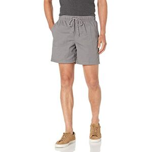 Amazon Essentials Pantalón corto para caminar con cordón y entrepierna de 6 pulgadas, color gris, talla M Amazon Essentials Pantalón corto para caminar con cordón y entrepierna de 6 pulgadas, color gris, talla M