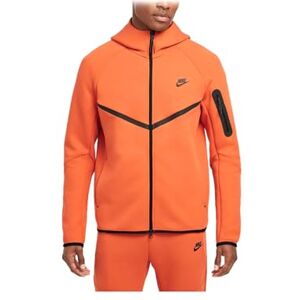 Nike Tech Sudadera con capucha Windrunner con cierre completa para hombre (HV0949-846, clásico coral/negro), Coral/Negro clásico, M Nike Tech Sudadera con capucha Windrunner con cierre completa para hombre (HV0949-846, clásico coral/negro), Coral/Negro clásico, M