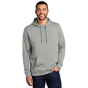 Nike Club Sudadera con Capucha de Forro Polar Gris Oscuro Jaspeado Nike Club Sudadera con Capucha de Forro Polar Gris Oscuro Jaspeado