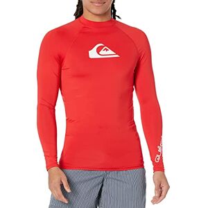 Quiksilver Playera de Surf de Manga Larga estándar para Hombre con protección Solar UPF 50, Quik Rojo, X-Large Quiksilver Playera de Surf de Manga Larga estándar para Hombre con protección Solar UPF 50, Quik Rojo, X-Large