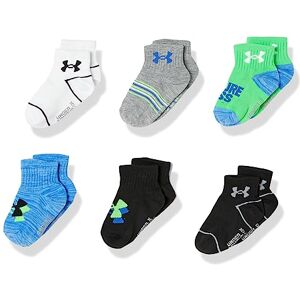 Under Armour Calcetín de cuarto para bebé para niño, Verde (Extreme Green), 12-24 Meses Under Armour Calcetín de cuarto para bebé para niño, Verde (Extreme Green), 12-24 Meses