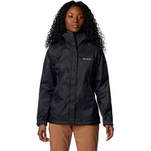 Columbia Arcadia II Chaqueta impermeable para mujer, color negro, talla L, Negro, Large Columbia Arcadia II Chaqueta impermeable para mujer, color negro, talla L, Negro, Large