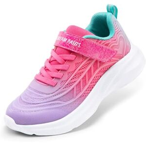 DREAM PAIRS Tenis Escolares para Niñas Sparkle Ease Zapatos Deportivos Ligeros para Vuelta a Clases, Cómodos para Correr,Size 16.5 cm,Morado/Rosa Fuerte,SDRS2411K DREAM PAIRS Tenis Escolares para Niñas Sparkle Ease Zapatos Deportivos Ligeros para Vuelta a Clases, Cómodos para Correr,Size 16.5 cm,Morado/Rosa Fuerte,SDRS2411K