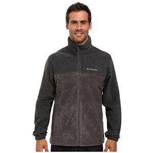 Columbia Standard Steens Mountain 2.0 Chaqueta de forro polar con zíper completo, color gris oscuro/tiburón, talla XL Columbia Standard Steens Mountain 2.0 Chaqueta de forro polar con zíper completo, color gris oscuro/tiburón, talla XL