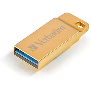 Verbatim 99105 Flash Drive 32 GB, Metal Executive, USB 3.0, Gold Verbatim 99105 Flash Drive 32 GB, Metal Executive, USB 3.0, Gold