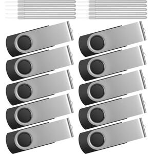 Kepmem Pendrive 2GB 10 Piezas, Memoria USB 2 GB Portatil USB 2.0 Flash Drive, Plata Rotatorio Llavero Pen Drive 2 Giga Metal Funcional Memorias Externo Stick con Cordones para Archivar Imágenes Música Kepmem Pendrive 2GB 10 Piezas, Memoria USB 2 GB Portatil USB 2.0 Flash Drive, Plata Rotatorio Llavero Pen Drive 2 Giga Metal Funcional Memorias Externo Stick con Cordones para Archivar Imágenes Música