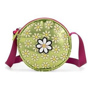Cloe Bolsa Crossbody Mediana Circular color Verde Para Niña Cloe Bolsa Crossbody Mediana Circular color Verde Para Niña