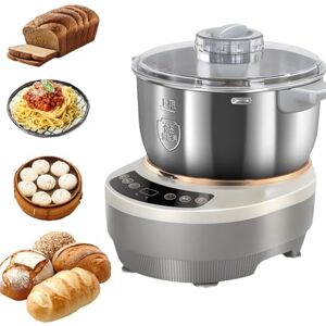 ZHLINGQ Amasadora De Masa con Función De Fermentación, Mezcladora De Harina Y Masa De Acero Inoxidable Antiadherente De 5 L/7 L, con Temporizador Y Diseño Dividido,7L ZHLINGQ Amasadora De Masa con Función De Fermentación, Mezcladora De Harina Y Masa De Acero Inoxidable Antiadherente De 5 L/7 L, con Temporizador Y Diseño Dividido,7L