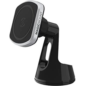 Scosche MP2ROWD MagicMount Pro2 MagSafe Soporte de ventosa para salpicadero de coche/parabrisas, soporte magnético para teléfono celular compatible con iPhone 16/15/14/13/12 Series y más con adaptador Scosche MP2ROWD MagicMount Pro2 MagSafe Soporte de ventosa para salpicadero de coche/parabrisas, soporte magnético para teléfono celular compatible con iPhone 16/15/14/13/12 Series y más con adaptador
