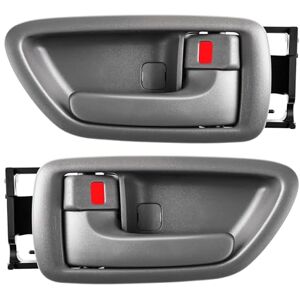 BJYXSHOP Tiradores de puerta interiores grises para Toyota Sequoia 2001-2007, para Toyota Tundra 2004-2006 (solo cabina de tripulación), delantero trasero izquierdo y pasajero derecho 69205-0C030 BJYXSHOP Tiradores de puerta interiores grises para Toyota Sequoia 2001-2007, para Toyota Tundra 2004-2006 (solo cabina de tripulación), delantero trasero izquierdo y pasajero derecho 69205-0C030