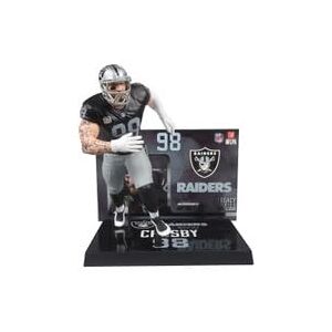 McFarlane Maxx Crosby (Las Vegas Raiders) NFL Figura de 7 pulgadas McFarlane Maxx Crosby (Las Vegas Raiders) NFL Figura de 7 pulgadas