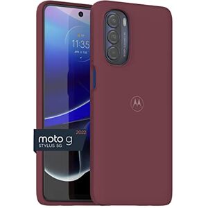 Motorola Moto G Stylus 5G (2022) Marsala Red Funda Protectora Slim Fit Absorción de Golpes Protector de Cámara Motorola Moto G Stylus 5G (2022) Marsala Red Funda Protectora Slim Fit Absorción de Golpes Protector de Cámara