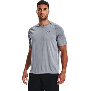 Under Armour Tech 2.0 Playera de Manga Corta con Cuello en V para Hombre, Gris (Acero (035)/Negro), 3X-L alto Under Armour Tech 2.0 Playera de Manga Corta con Cuello en V para Hombre, Gris (Acero (035)/Negro), 3X-L alto