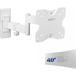 VIVO Soporte de Pared para Monitor Ultra Ancho de Movimiento Completo, se Adapta a Pantallas Ultra Anchas de hasta 49 Pulgadas y 44 Libras, Brazo inclinable y Giratorio, Blanco, mount-VW01MW VIVO Soporte de Pared para Monitor Ultra Ancho de Movimiento Completo, se Adapta a Pantallas Ultra Anchas de hasta 49 Pulgadas y 44 Libras, Brazo inclinable y Giratorio, Blanco, mount-VW01MW