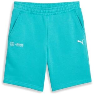 PUMA Mercedes Amg-Petronas Formula 1 Essentials Pantalones Cortos de 9 Pulgadas para Hombre, Verde, (Sheen Green), Large PUMA Mercedes Amg-Petronas Formula 1 Essentials Pantalones Cortos de 9 Pulgadas para Hombre, Verde, (Sheen Green), Large