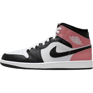 Nike Air Jordan 1 Mid Zapatos para hombre (DQ8426-100, blanco/rosa oxidado/negro), Blanco/Rosa oxidante/Negro, 31.5 cm Nike Air Jordan 1 Mid Zapatos para hombre (DQ8426-100, blanco/rosa oxidado/negro), Blanco/Rosa oxidante/Negro, 31.5 cm