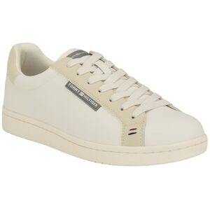 Tommy Hilfiger Landis Tenis para Hombre, Crema/Beige Multi, 28.5 cm Tommy Hilfiger Landis Tenis para Hombre, Crema/Beige Multi, 28.5 cm