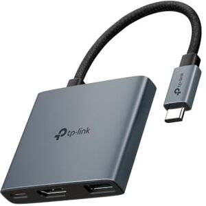 TP-Link USB Type-C 3 en 1 Hub (UH3020C) 4K HDMI 60Hz, 100W PD de Carga, Puerto USB-A de 5Gbps, Enchufe y Uso, aleación de Aluminio, Cable Trenzado, Compatible con Windows, macOS, iPadOS, ChromeOS, TP-Link USB Type-C 3 en 1 Hub (UH3020C) 4K HDMI 60Hz, 100W PD de Carga, Puerto USB-A de 5Gbps, Enchufe y Uso, aleación de Aluminio, Cable Trenzado, Compatible con Windows, macOS, iPadOS, ChromeOS,