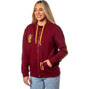 Bioworld Harry Potter Sudadera con capucha ligera con cierre para mujer, Gryffindor, Small Bioworld Harry Potter Sudadera con capucha ligera con cierre para mujer, Gryffindor, Small