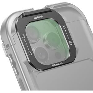 NEEWER Filtro Lente Teléfono Difusión Negra 1/4, Filtro Efecto Ensueño Vidrio Óptico HD Multicapa de Liberación Rápida Compatible con iPhone 16 Pro (PA073) 16 Pro MAX (PA074) Jaula de Teléfono, FL-I5 NEEWER Filtro Lente Teléfono Difusión Negra 1/4, Filtro Efecto Ensueño Vidrio Óptico HD Multicapa de Liberación Rápida Compatible con iPhone 16 Pro (PA073) 16 Pro MAX (PA074) Jaula de Teléfono, FL-I5