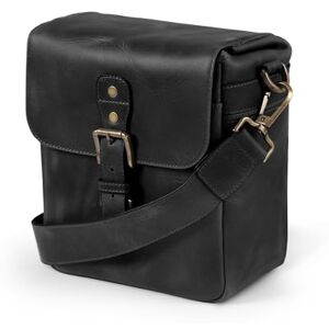 MegaGear Torres Mini MG1328 Para cámaras sin espejo, instantáneas y DSLR Bolsa bandolera de cuero auténtico Negro MegaGear Torres Mini MG1328 Para cámaras sin espejo, instantáneas y DSLR Bolsa bandolera de cuero auténtico Negro