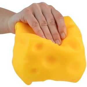 The Orb Factory ORB Easy Sqweezy Super Cheesy Aprieta este gran bloque de queso gigante, divertido, suave, de crecimiento lento, extra suave para aliviar el estrés Juguete sensorial/fidget de novedad original y The Orb Factory ORB Easy Sqweezy Super Cheesy Aprieta este gran bloque de queso gigante, divertido, suave, de crecimiento lento, extra suave para aliviar el estrés Juguete sensorial/fidget de novedad original y