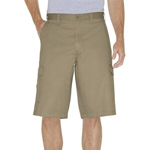 Dickies Pantalón Corto Tipo Cargo de algodón de Ajuste Holgado de 13 Pulgadas para Hombre, Caqui Enjuagado V1, 4X-Large Dickies Pantalón Corto Tipo Cargo de algodón de Ajuste Holgado de 13 Pulgadas para Hombre, Caqui Enjuagado V1, 4X-Large