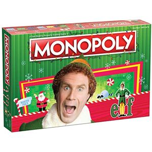 USAopoly Monopoly Elf Basado en Elfo de la película de Comedia navideña Juego de monopolio Coleccionable con Lugares Familiares y Momentos icónicos Monopolio con Licencia Oficial USAopoly Monopoly Elf Basado en Elfo de la película de Comedia navideña Juego de monopolio Coleccionable con Lugares Familiares y Momentos icónicos Monopolio con Licencia Oficial
