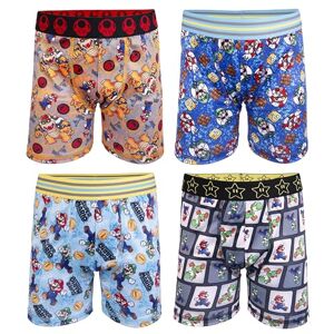 Nintendo Paquete de 5 calzoncillos Mario para niño, 4pk Athletic, 8 Nintendo Paquete de 5 calzoncillos Mario para niño, 4pk Athletic, 8